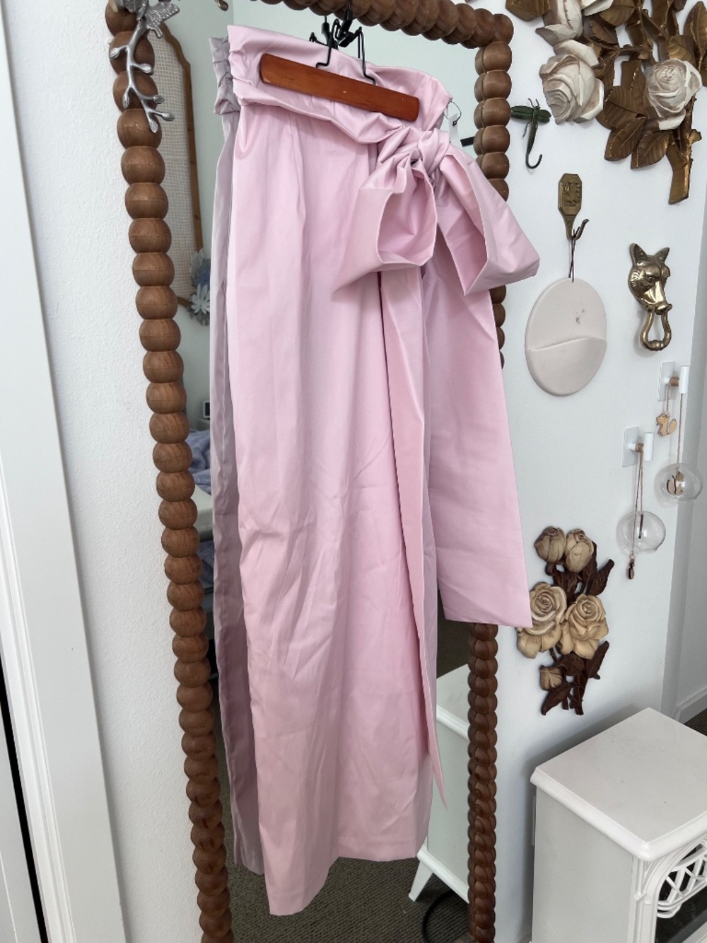 Bernadette Bernard Bow Maxi Skirt – Blush Pink – NWT – FR 34 / US 2 - Picture 4 of 7
